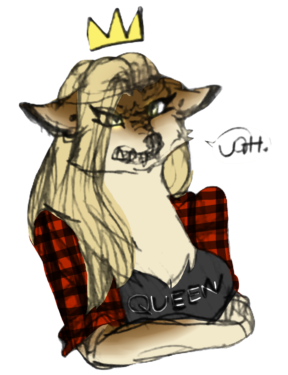Angry Queen by werewolfxqueen on DeviantArt