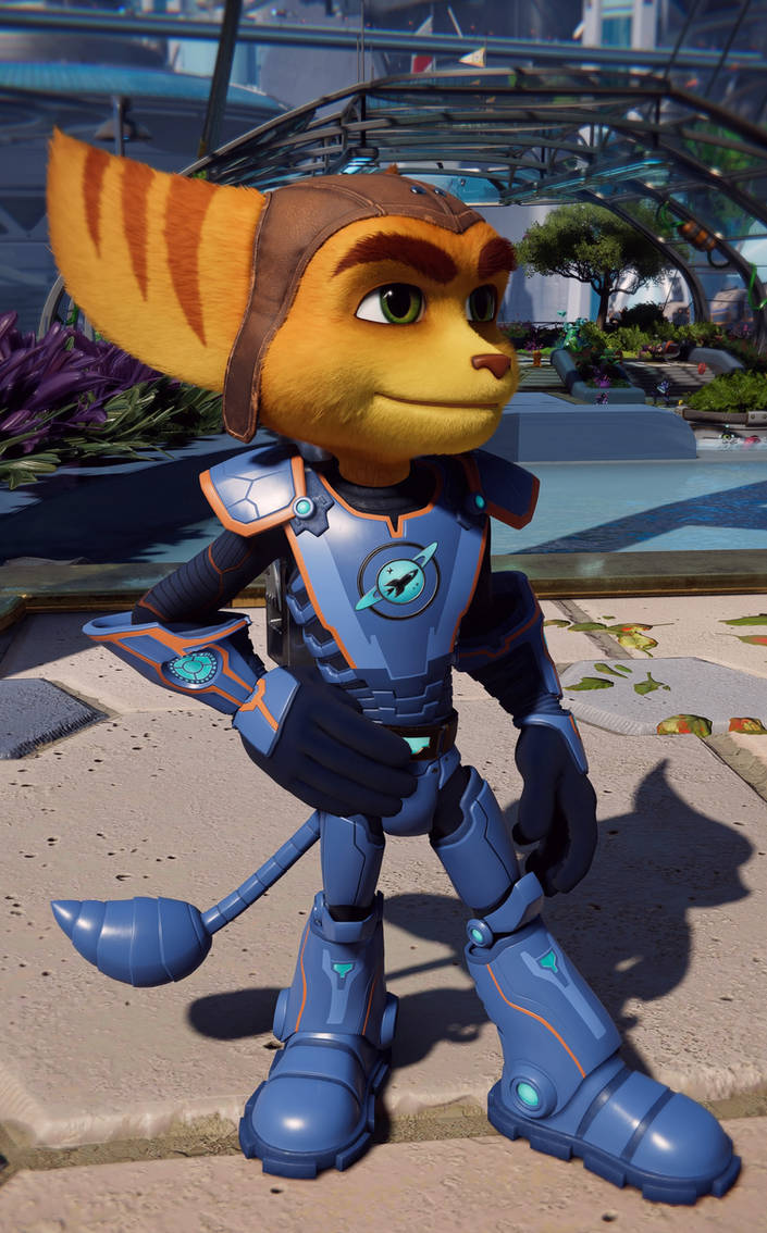 Rift Apart: Galactic Ranger Ratchet (No Helmet) by ROBC00PZ on DeviantArt