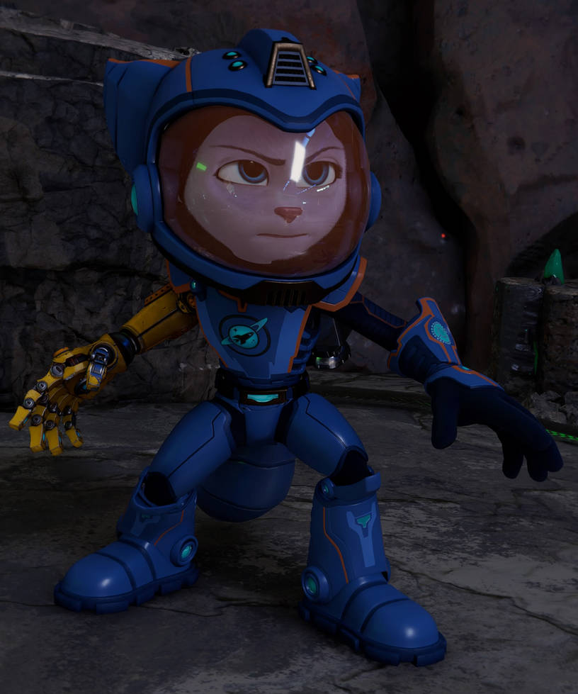 Rift Apart: Galactic Ranger Rivet by ROBC00PZ on DeviantArt