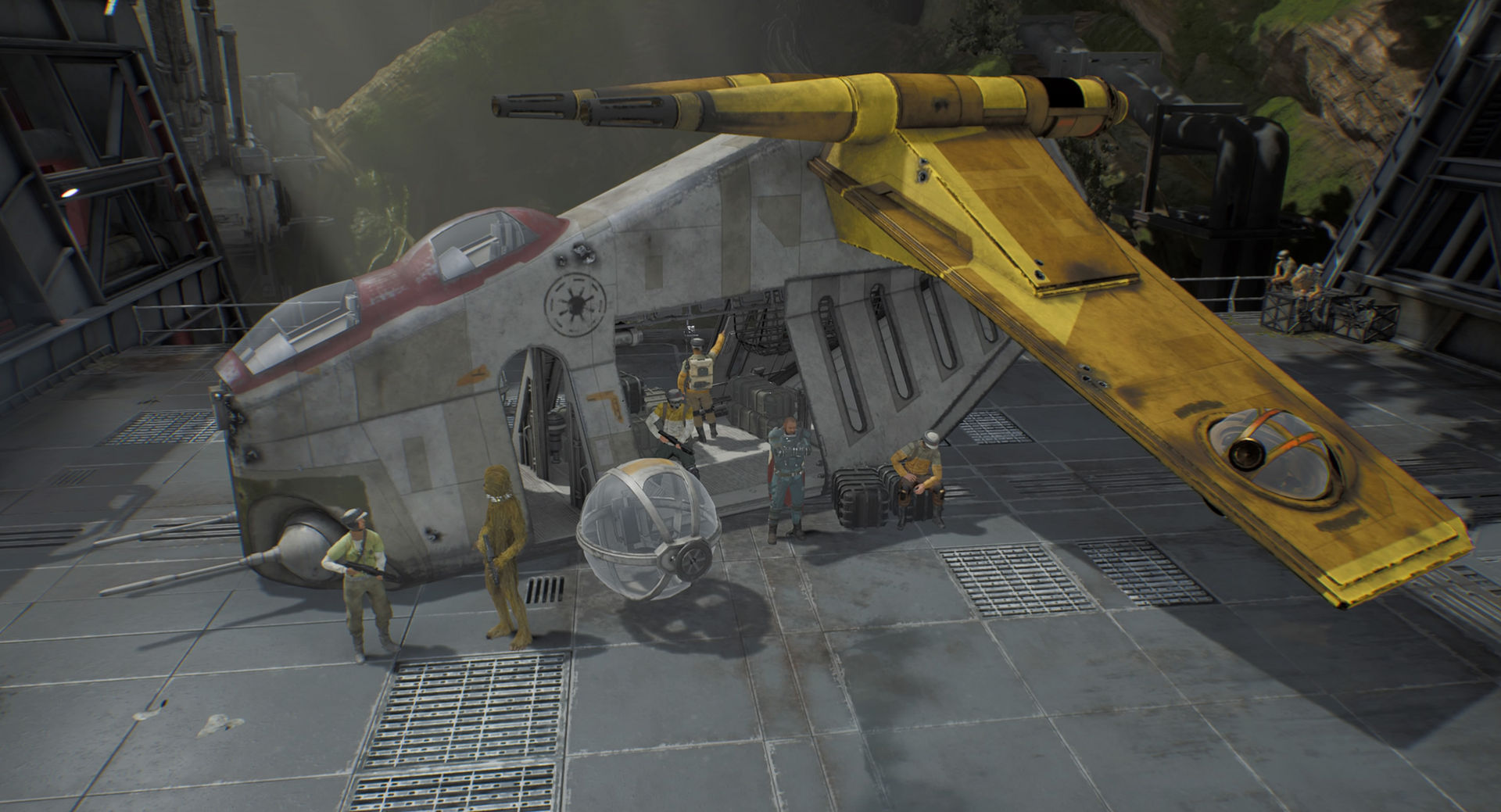 Republic Gunship Rear Star Wars Jedi 1: Republic Gunship by ROBC00PZ on DeviantArt