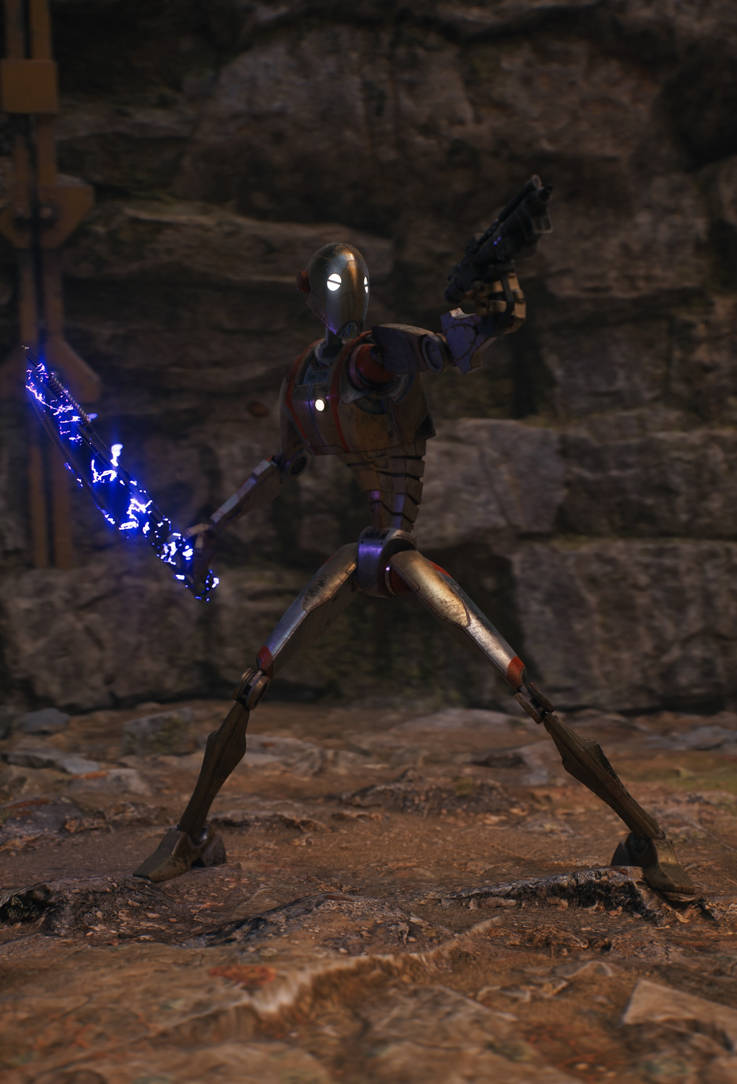Comando Rod Star Wars Jedi 2: BX Commando Droid (Hybrid) by ROBC00PZ on DeviantArt