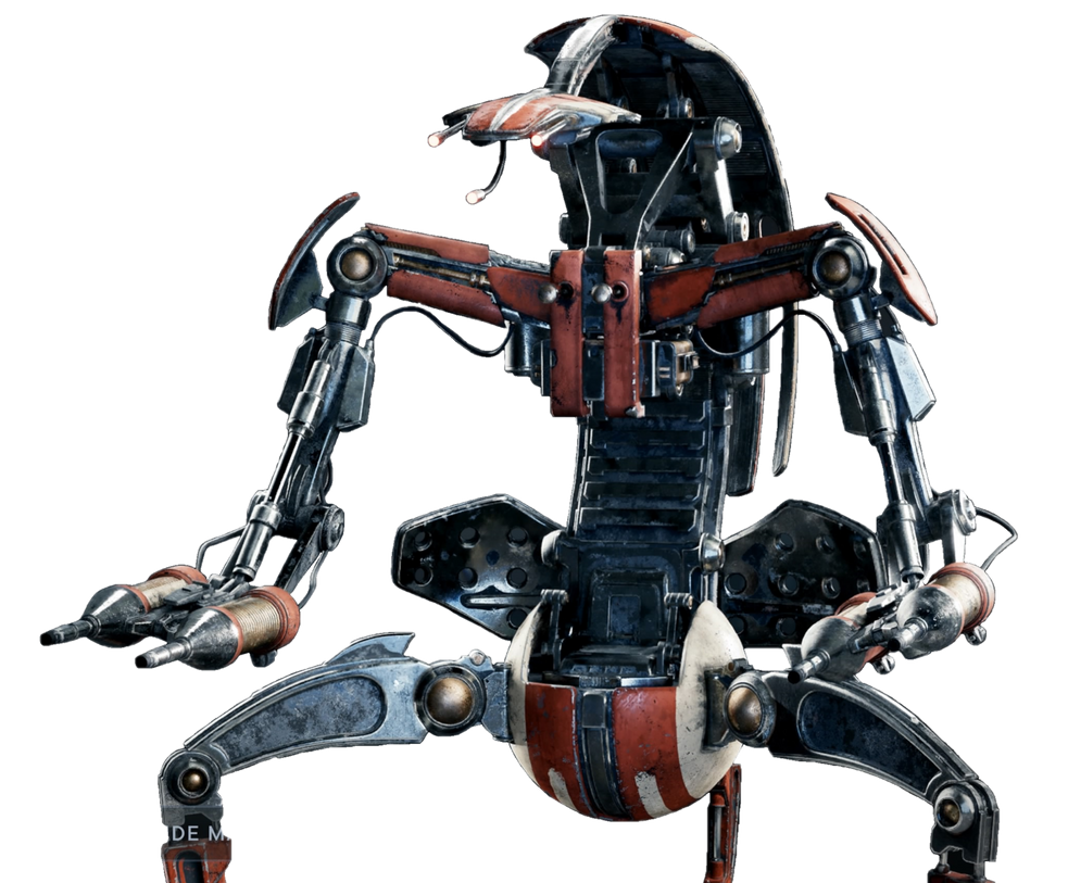 Droideka Real Droideka (PNG) by ROBC00PZ on DeviantArt