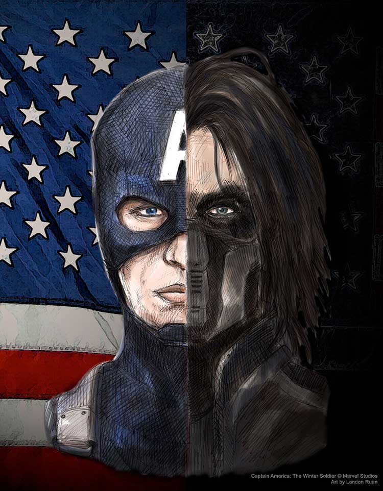 Captain America: The Winter Soldier by ncillustration
