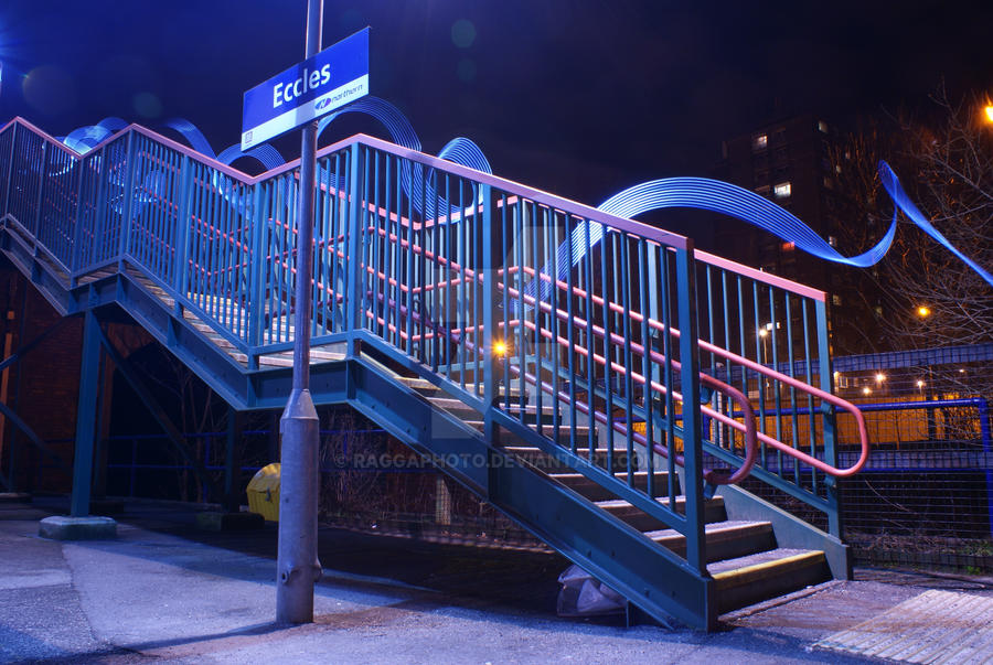 Eccles Train station