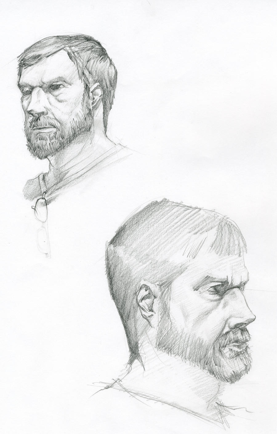 male model life drawing face by MATking on DeviantArt