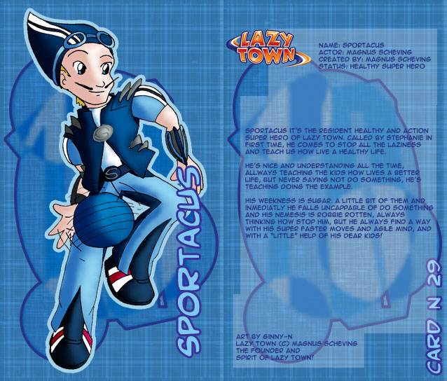 Card 29 - Sportacus