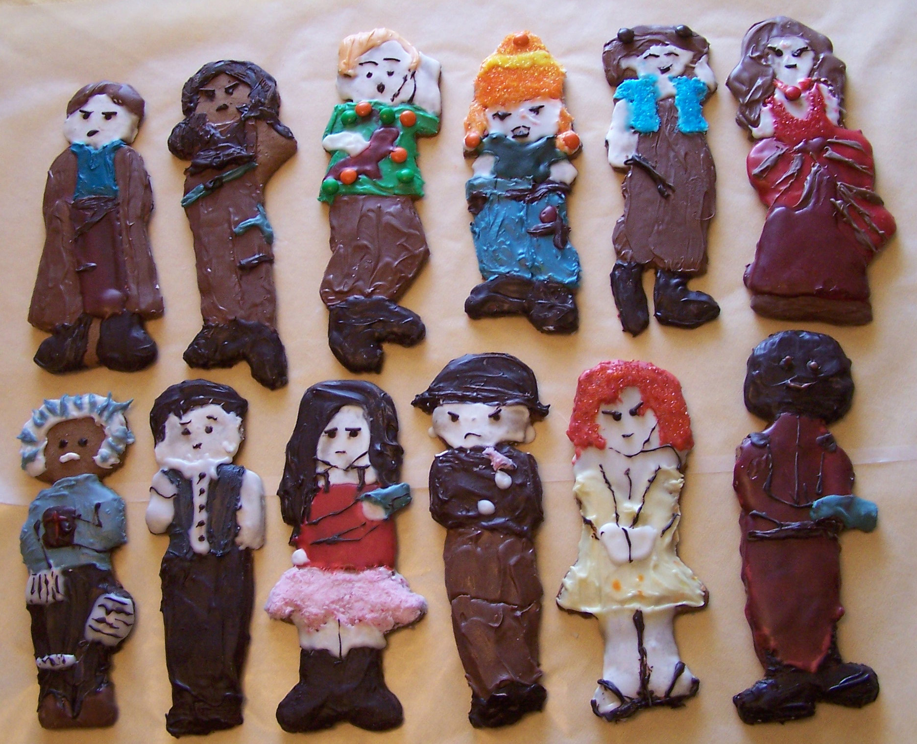 Firefly Gingerbread Cookies