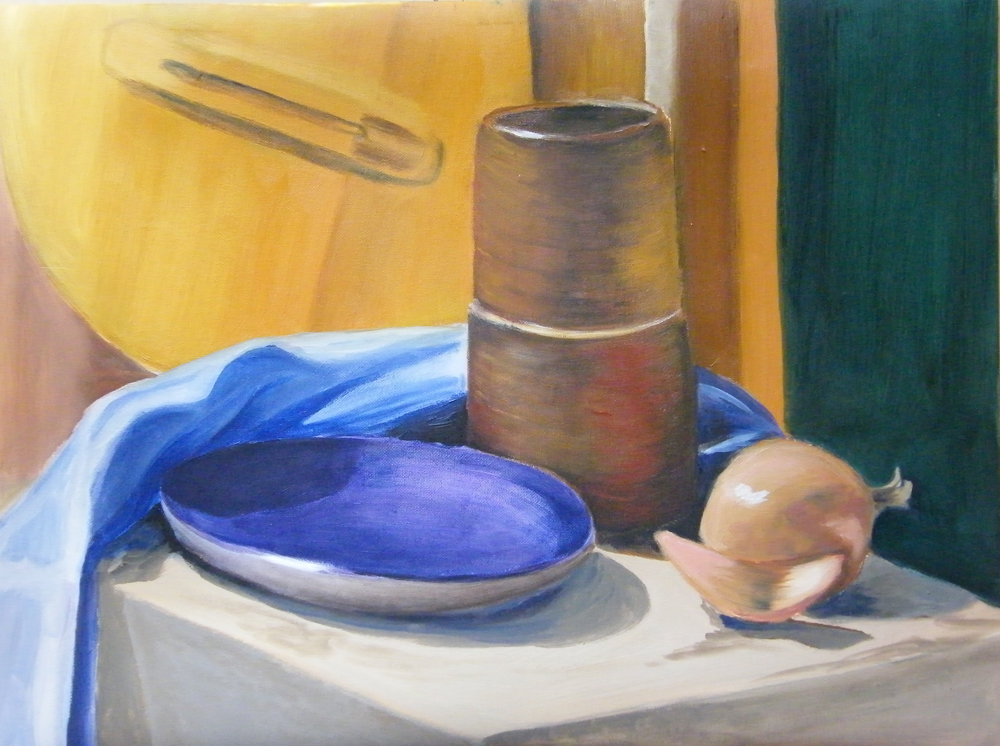 still life oil painting on canvas