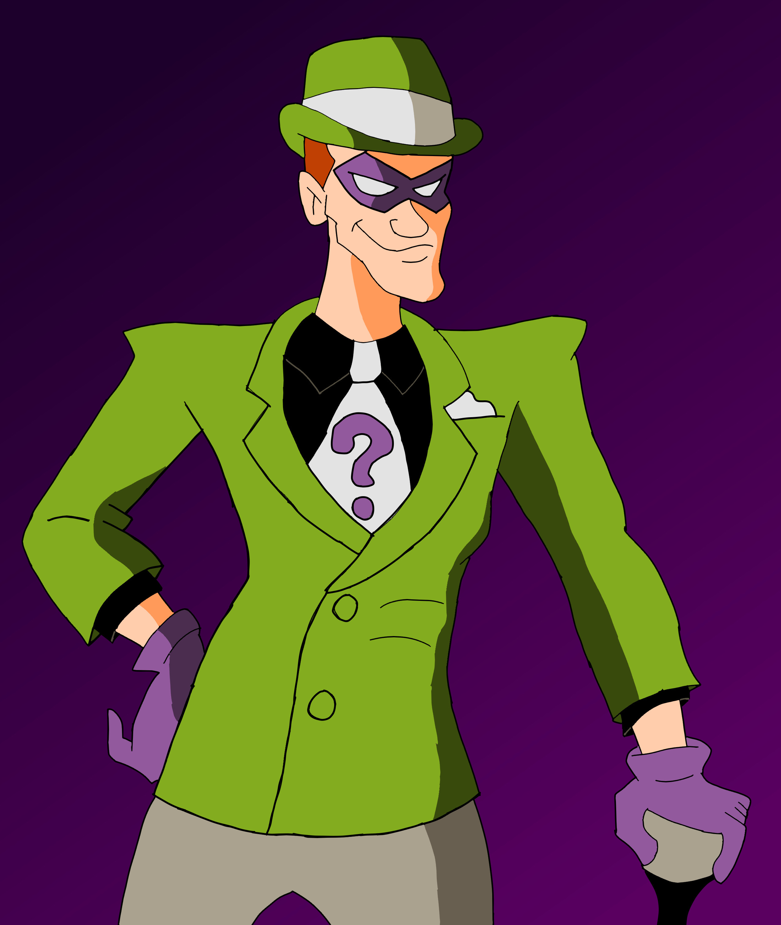 BTAS Riddler by hattafan2593 on DeviantArt