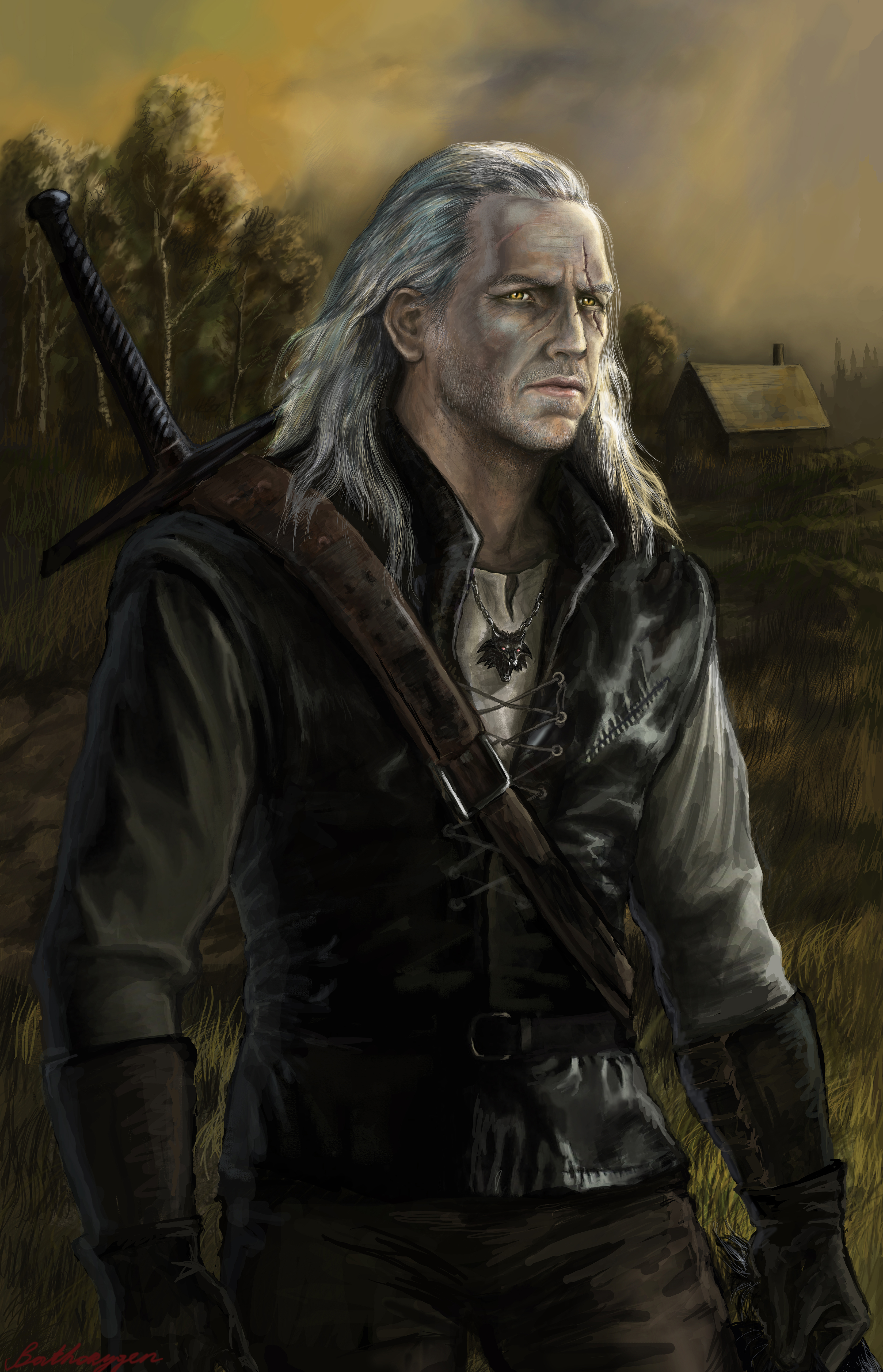 Geralt of Rivia by Bathorygen on DeviantArt