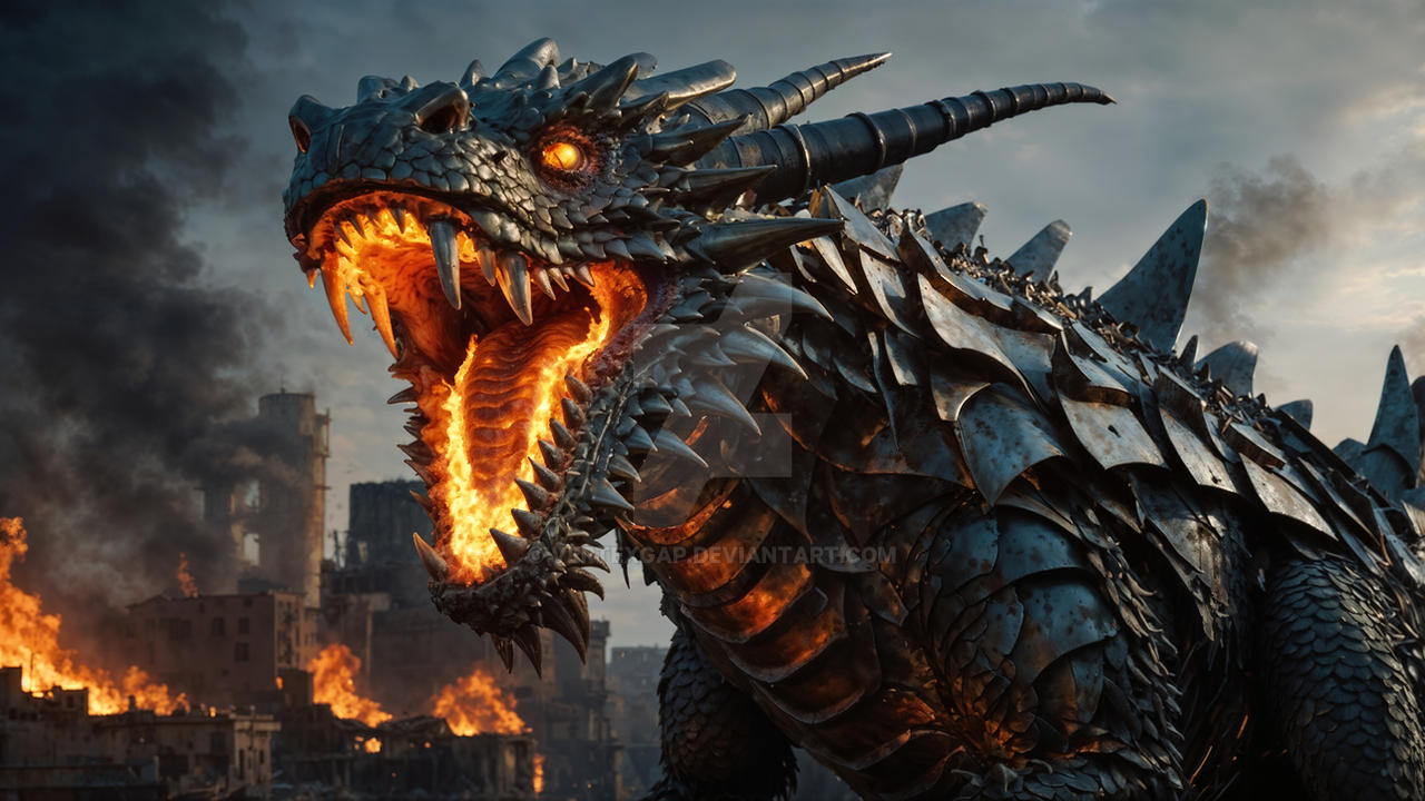 Rusty Machine Dragon Infernal War Machine The Mechanical Dragon by vertexgap on DeviantArt