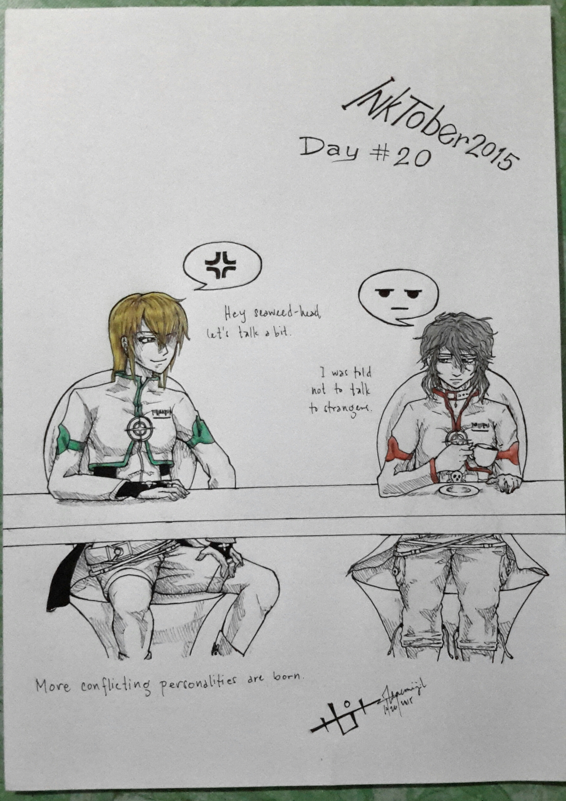 Inktober day20 by Zenemijil
