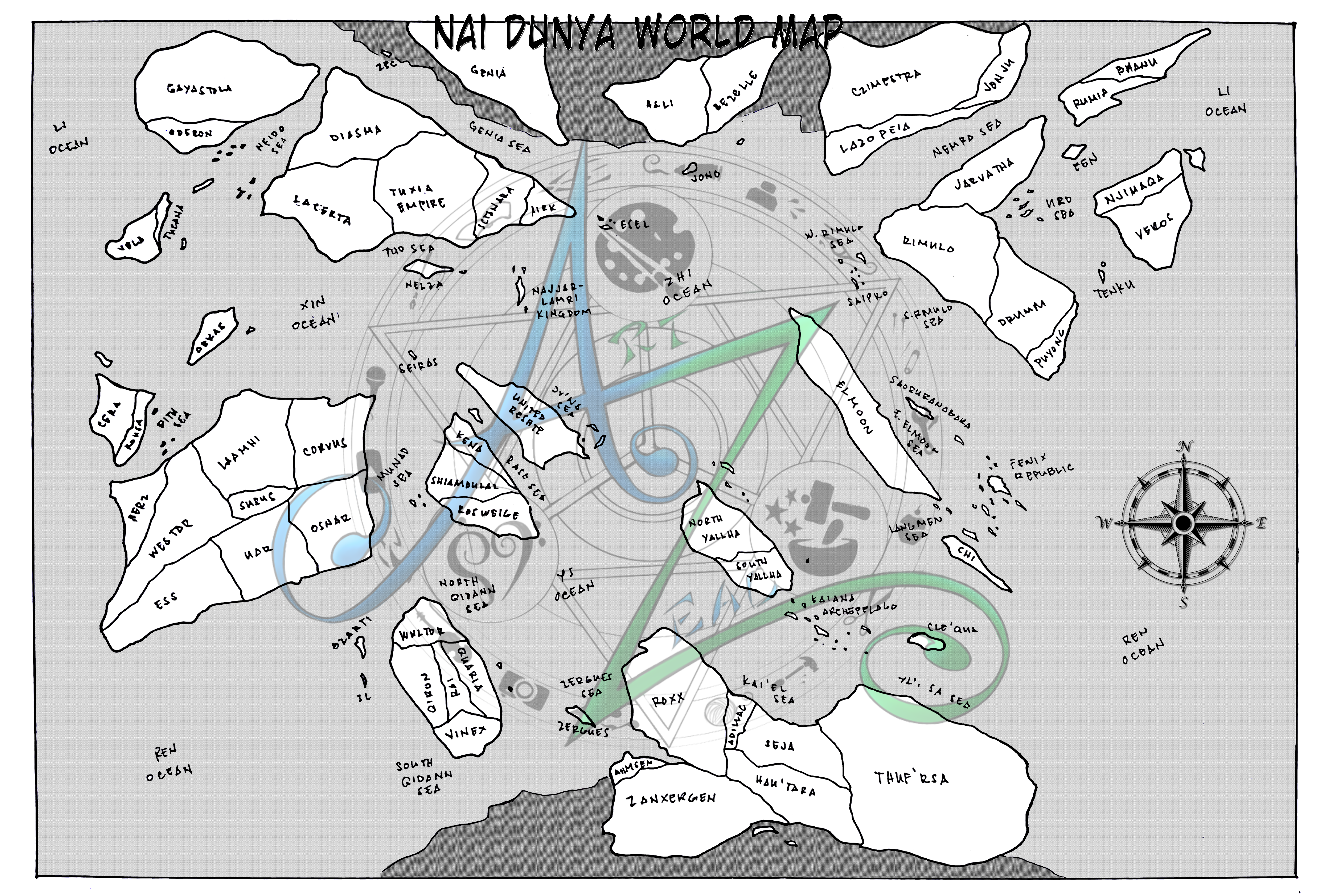 Nai Dunya World Map by Zenemijil