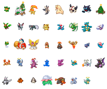 Assorted Pokemon Sprite Edits