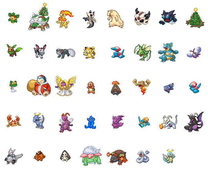 Assorted Pokemon Sprite Edits by Iakop on DeviantArt