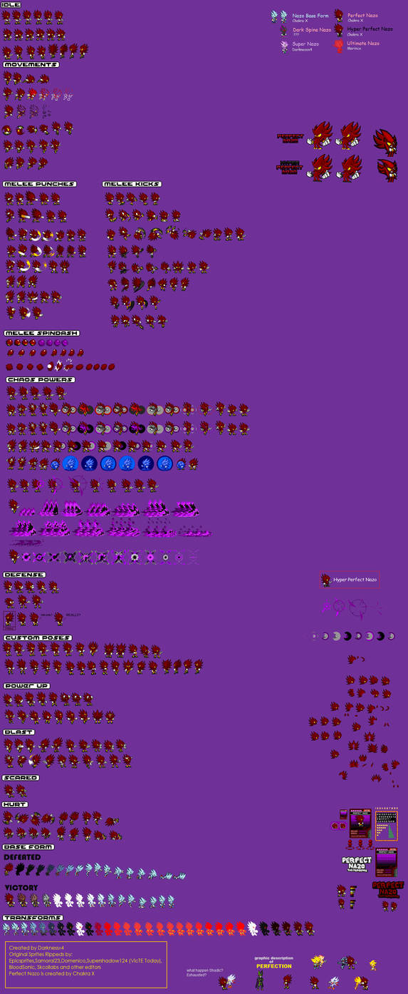 Perfect Nazo Sprites Sheet by Darknessx4 on DeviantArt