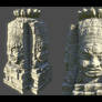Angkor Thom Face Statue 3