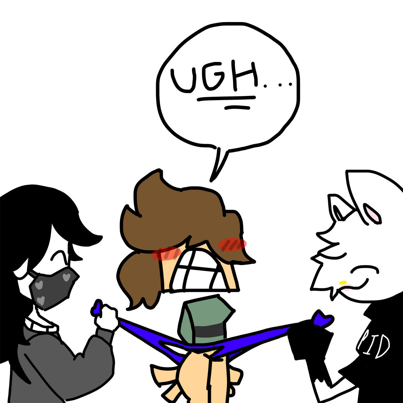 (REQUEST) Parker squeaky clean wedgie :3 by AverageWedgieArtist on