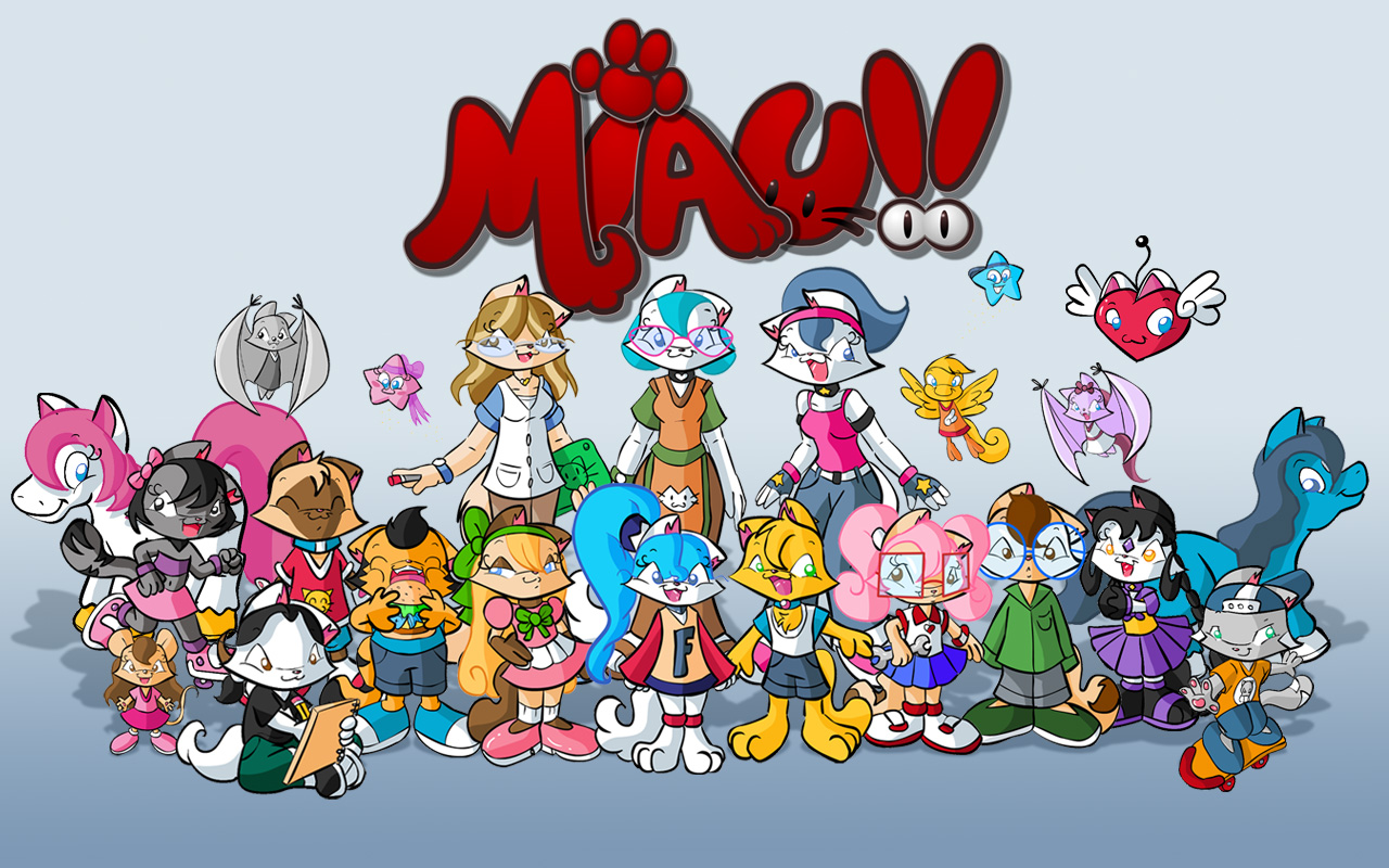 Miau Kids Wallpaper