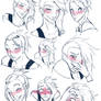 Blushing Faces Meme