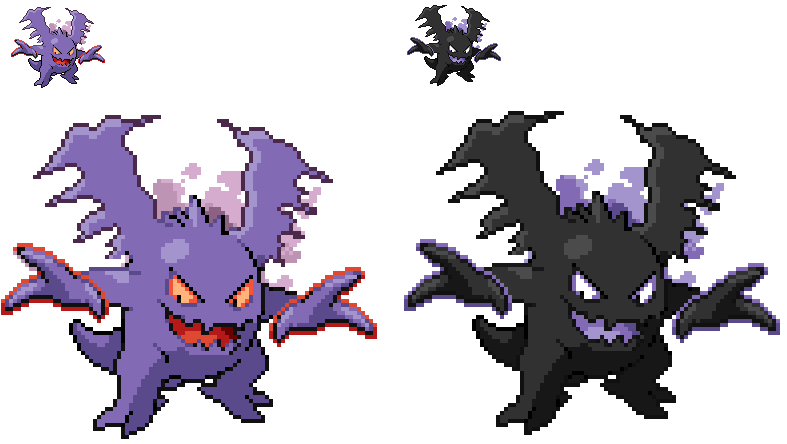 Shiny Mega Gengar  Nightmare by ishmam on DeviantArt