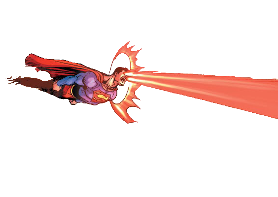 Superman Vision Superman Render (Long range Heat vision) by bluevegitokun on DeviantArt