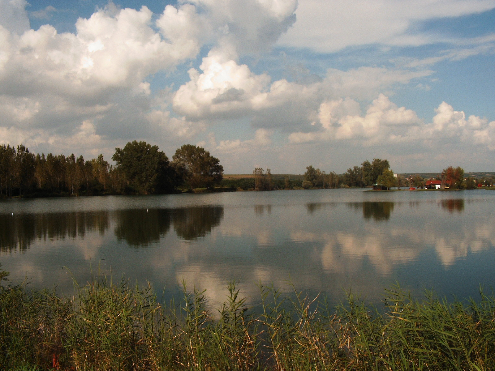 Lake and clouds