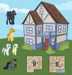 Thunderclap and Family's house by Quailmixalot