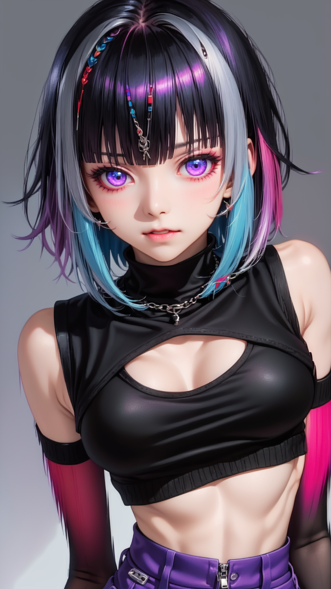HD wallpaper: eyes, anime girls, 2K