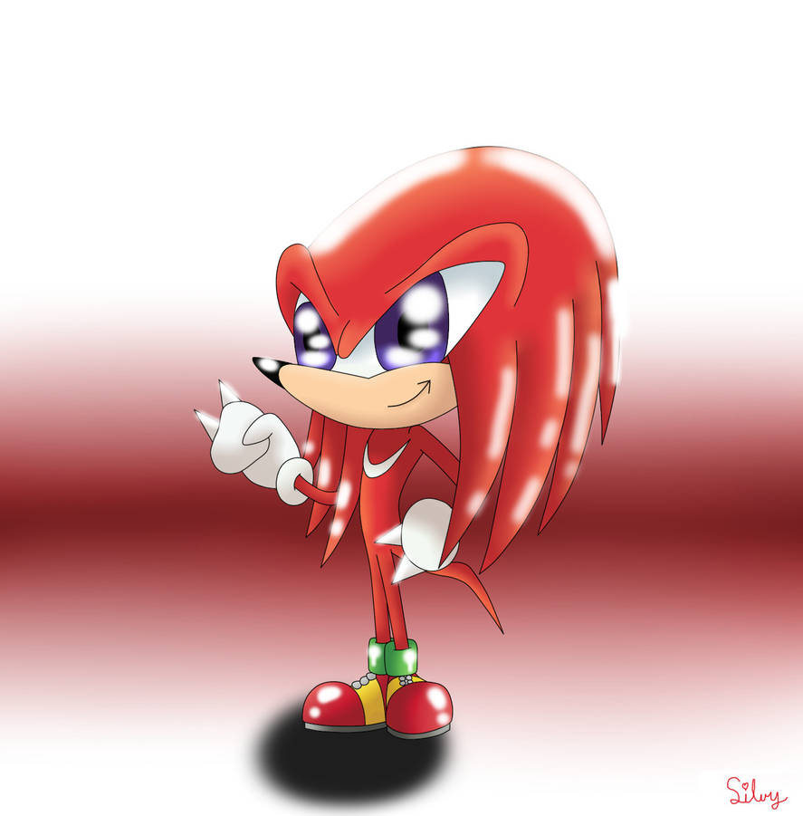Chibi Knuckles by SweetSilvy on DeviantArt