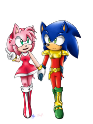 C'mon Zonic - Amy x Zonic  .:Collab:.