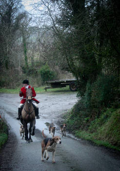 The huntsman and his hounds