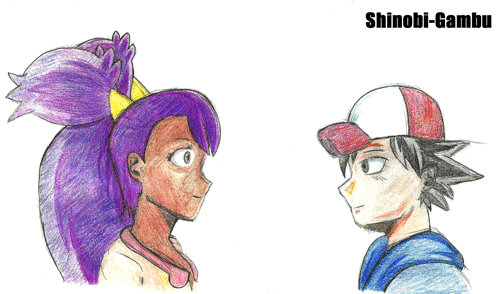 Comm: Ash x Iris Kiss -GIF- by Shinobi-Gambu on DeviantArt
