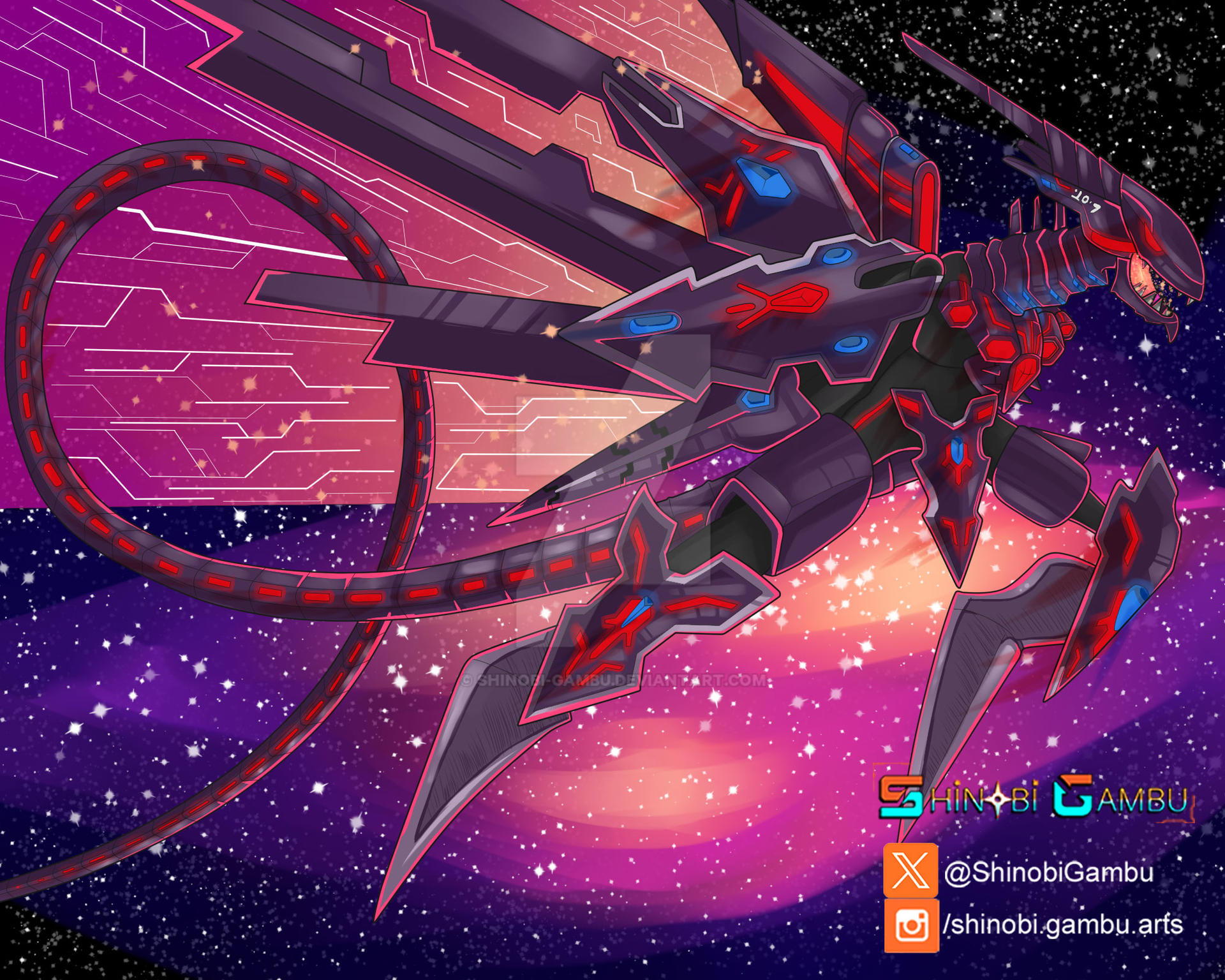 YGO: Number 107: Galaxy-eyes Tachyon Dragon by Shinobi-Gambu on DeviantArt