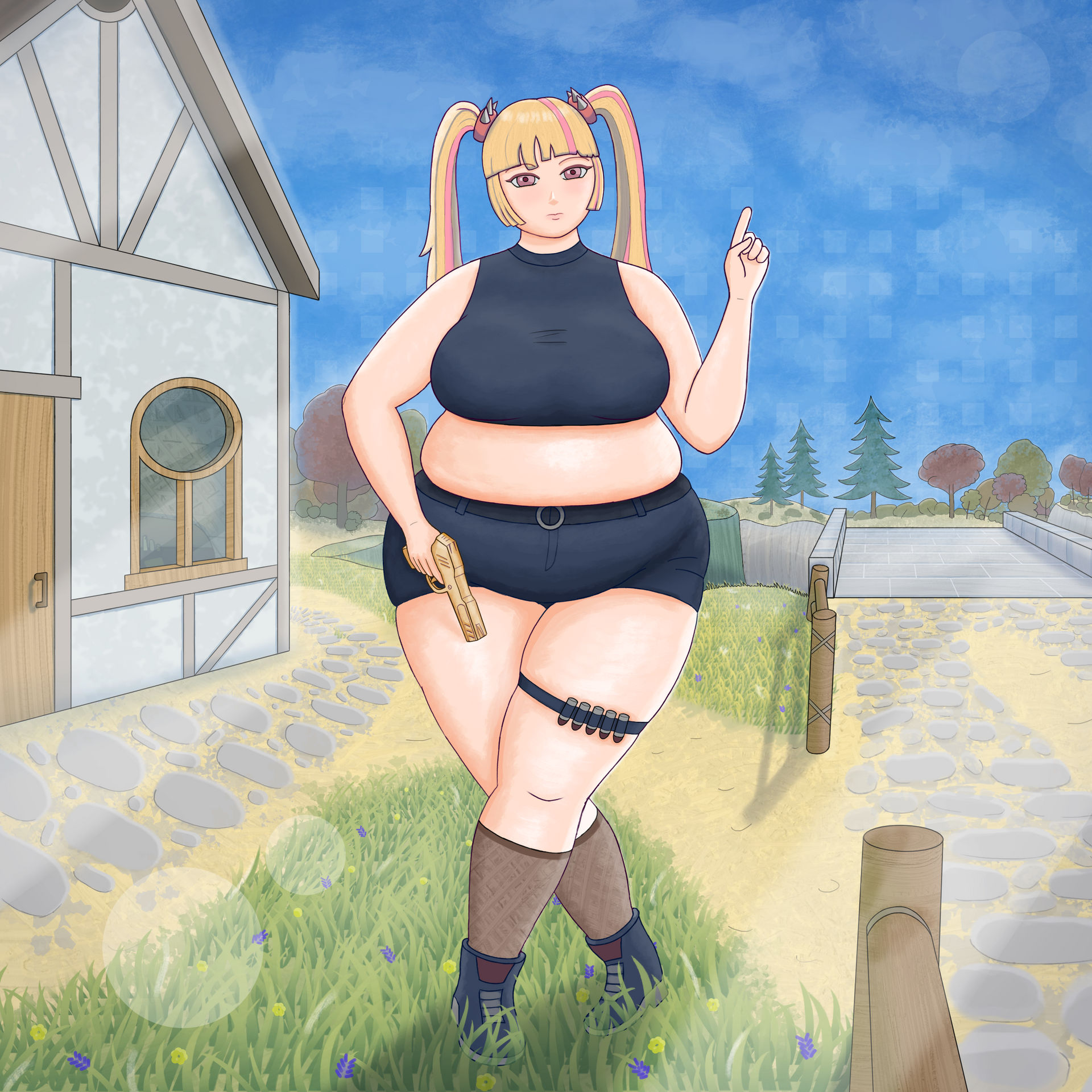 Chubby Lennox Rose from Fortnite by hinst on DeviantArt