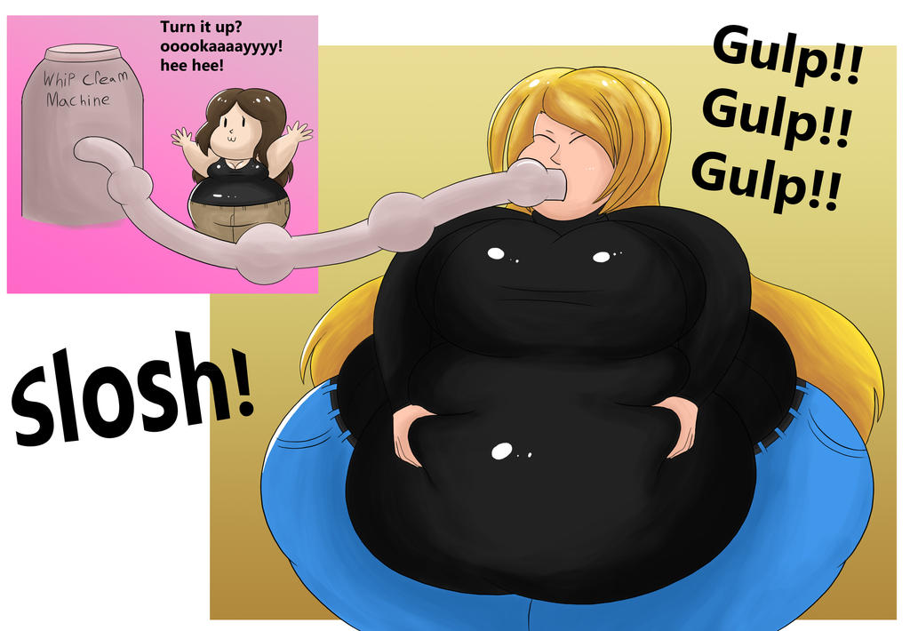 Creme Inflation Michelle Whipped Cream Inflation by DAkotah9 on DeviantArt