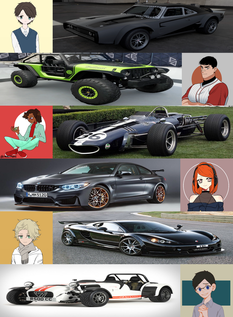 Rookie racers and their cars by JDRAUNIDALO on DeviantArt