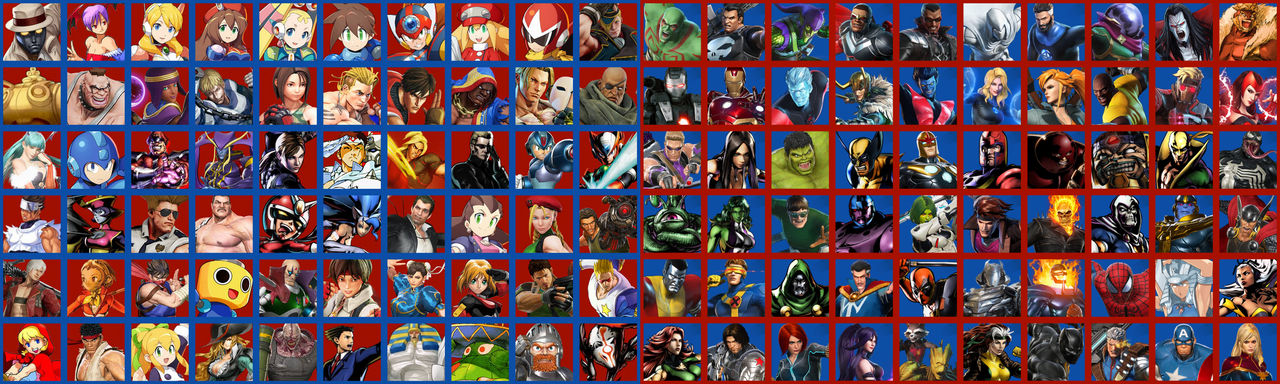 Marvel vs Capcom 4 Dream Roster: Both sides by JDRAUNIDALO on DeviantArt