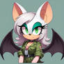 Rouge the bat military