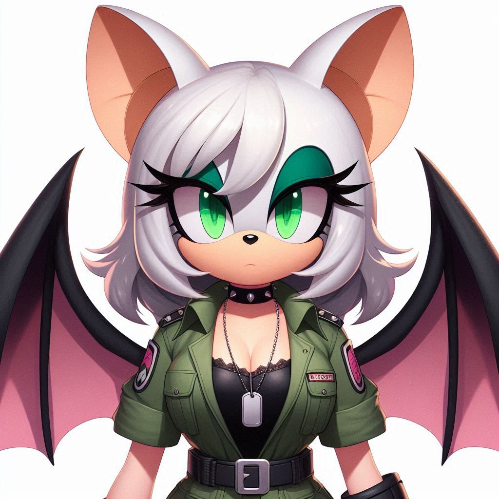 Rouge the bat military
