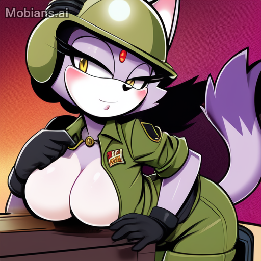 Blaze the cat military in the air force