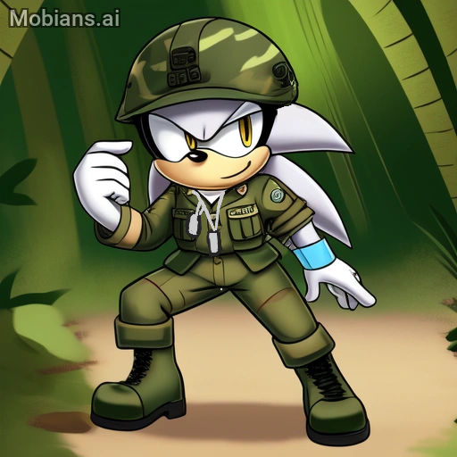 silver the hedgehog military