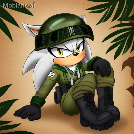 silver the hedgehog military