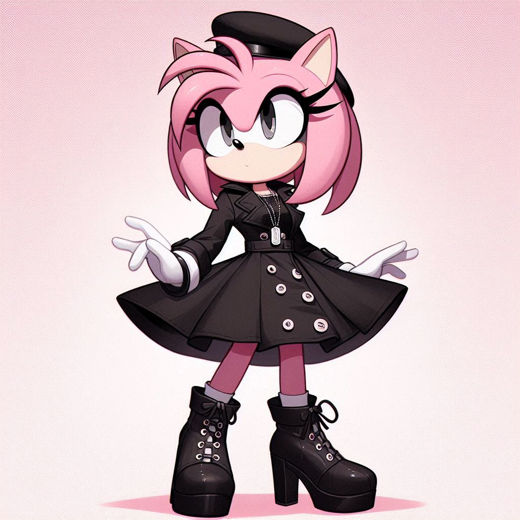 Amy rose gothic