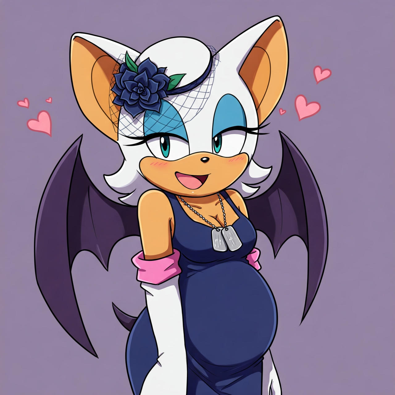 Rouge the bat pregnant