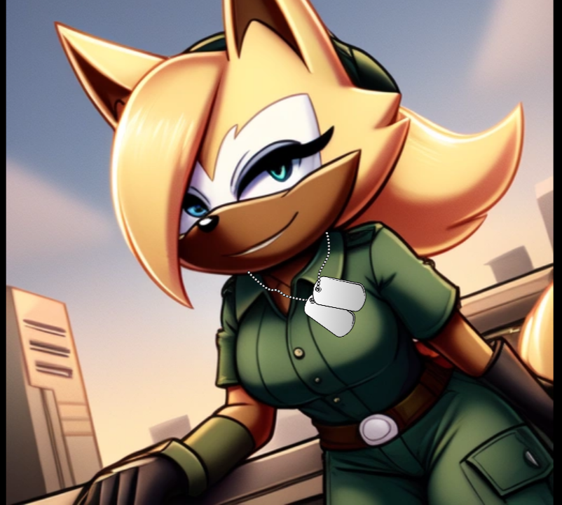Whisper the wolf military