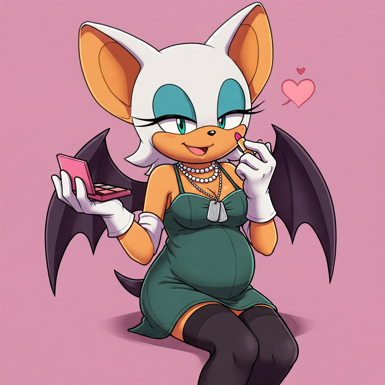 Rouge the bat pregnant