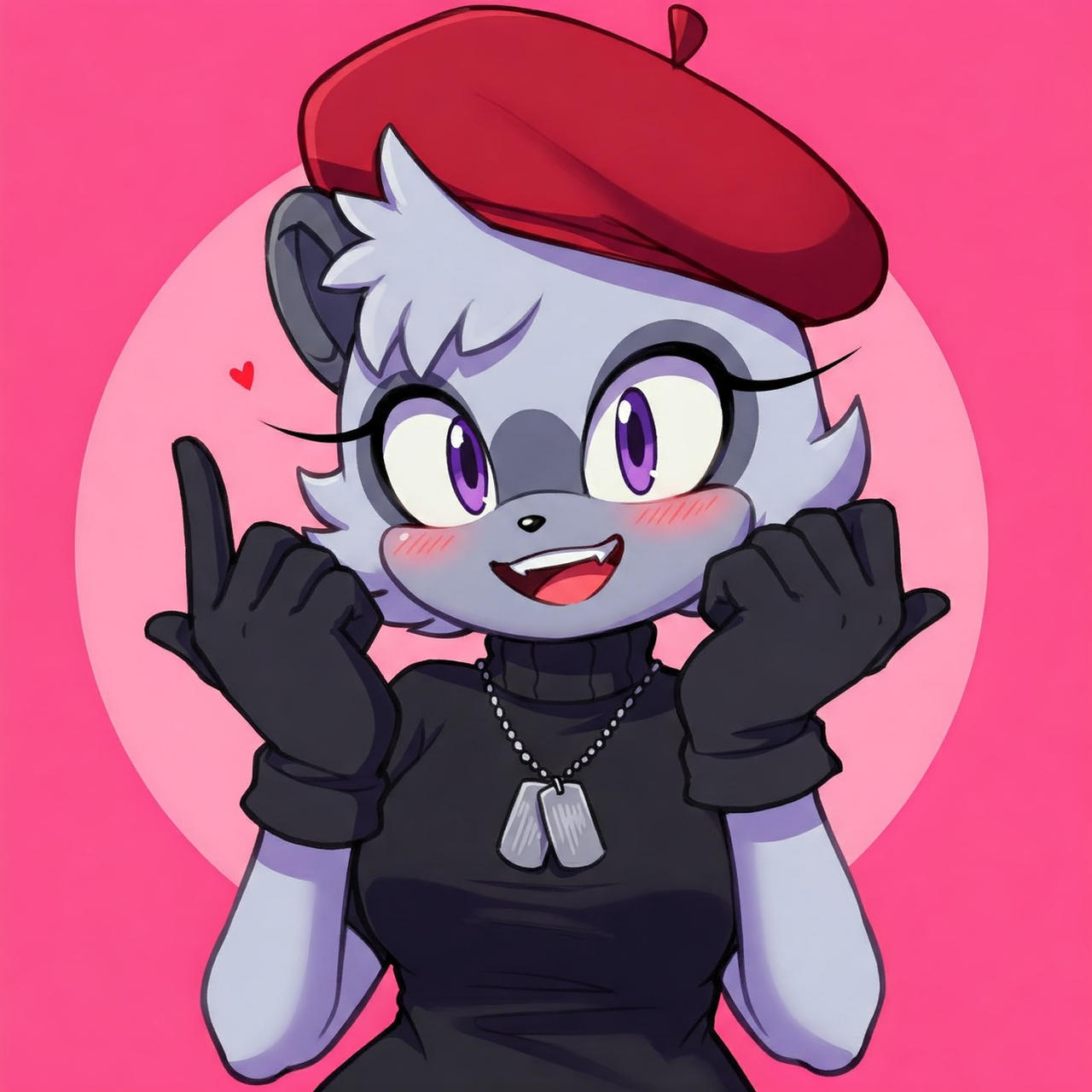 Tangle the lemur black dress