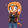 Tikal The echidna dressed in a pilot's jacket