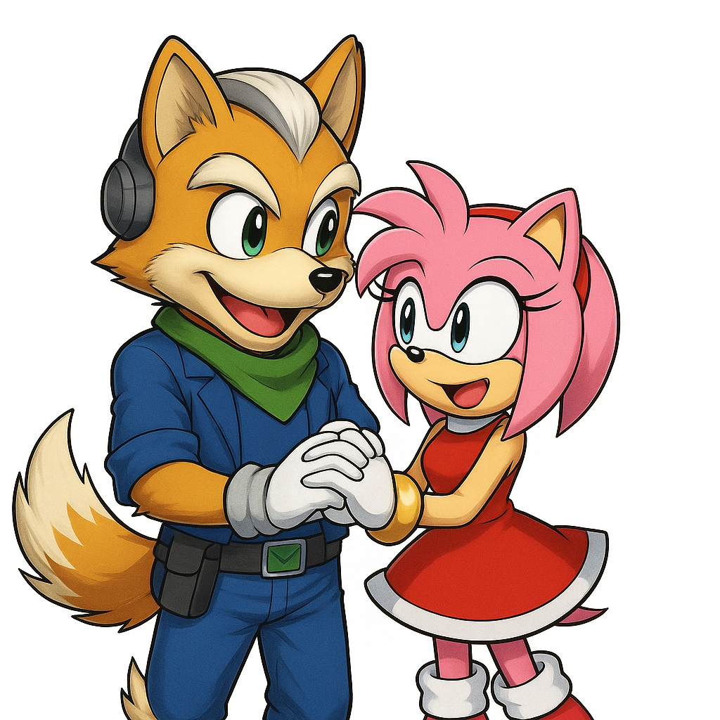 Fox McCloud x Amy rose